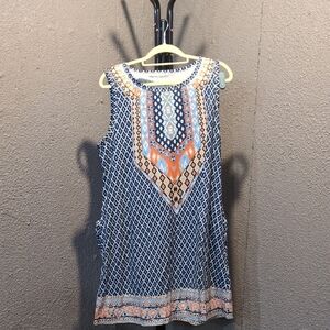 Geometric Sleeveless Dress